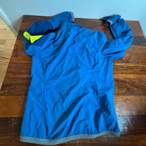 Ortovox Merino Inside Men Large Blue Hybrid Technical Full Zip Jacket Hoodless - Picture 7 of 8